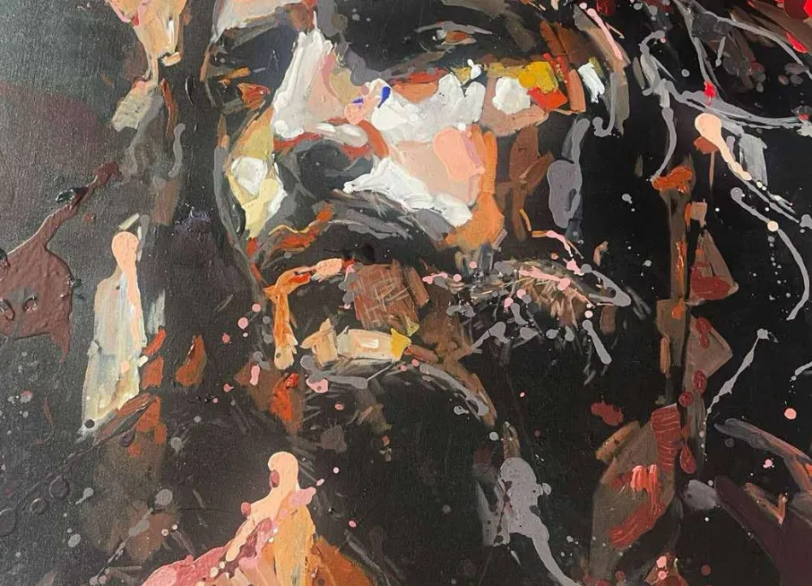 Passion Giclée print detail